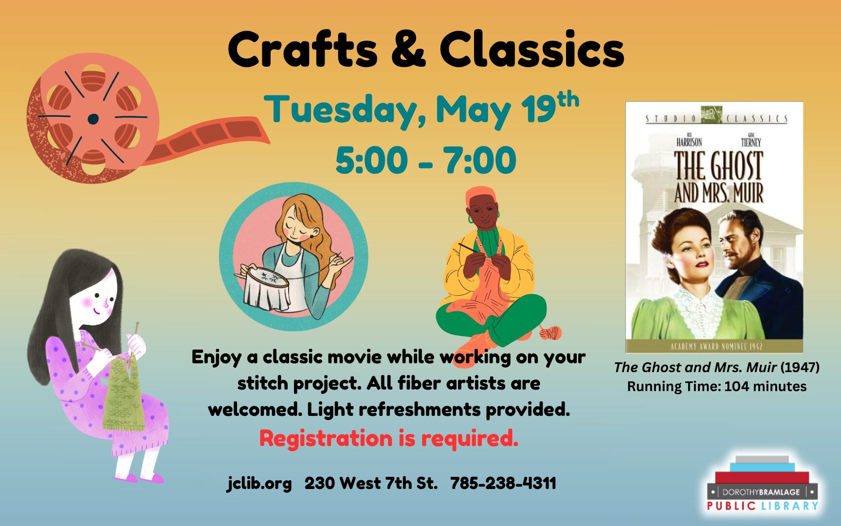 Flyer Crafts and Classics, May 19, 5 P.M.