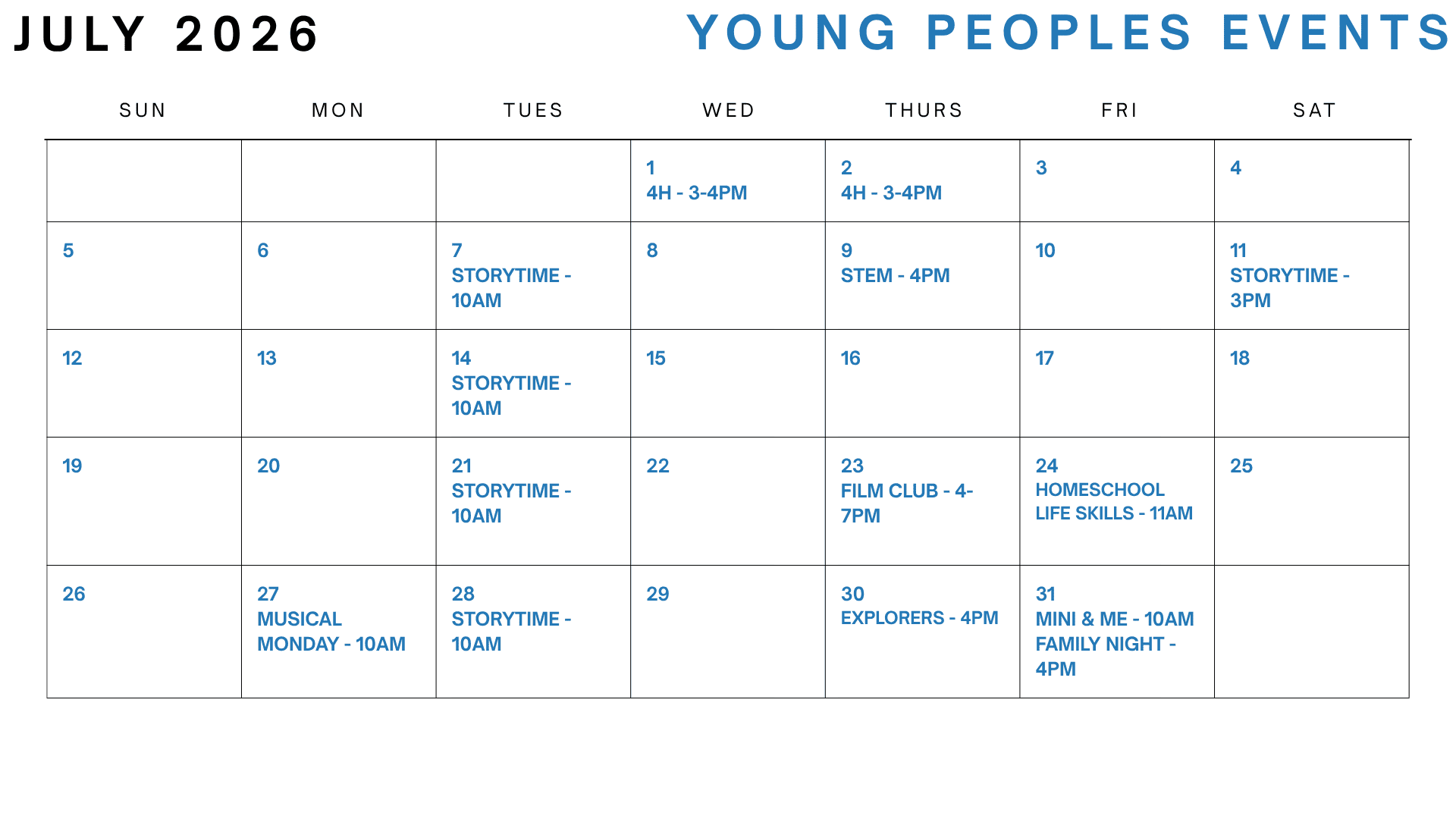 JULY YP