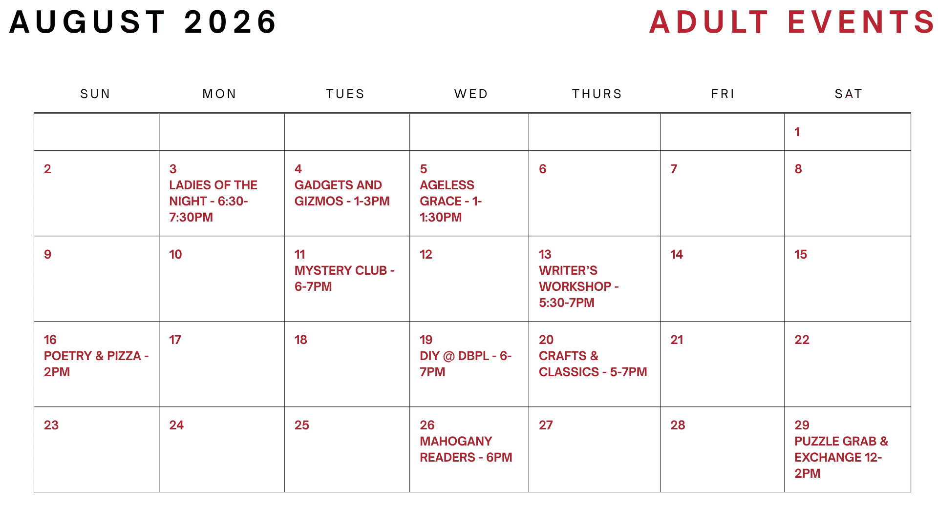 AUG ADULT
